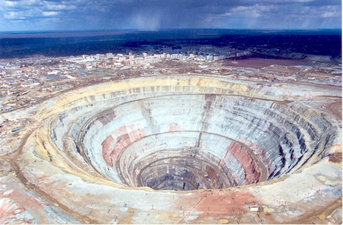 Mỏ kim cương này được phát hiện từ những năm 1970 nhưng chưa được đưa vào khai thác